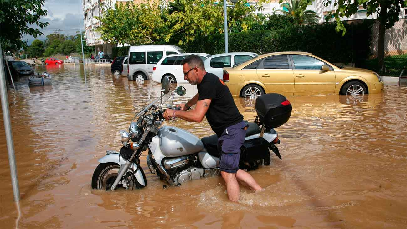 El temporal de lluvia deja 17 heridos en Cataluña