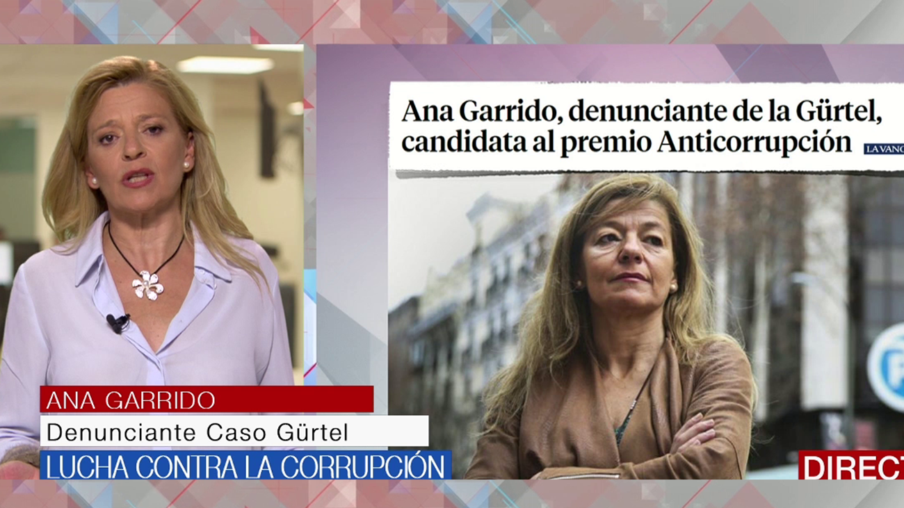Ana Garrido, denunciante del caso Gürtel: “Pasas de ser perseguido a ser premiado”