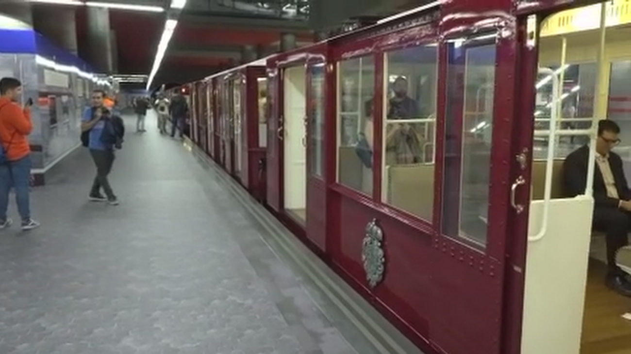 Así eran los vagones del Metro de Madrid hace 100 años