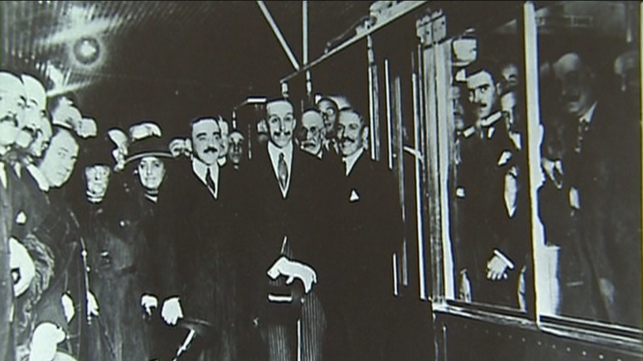 Alfonso XIII inauguró la primera línea Sol-Cuatro Caminos en 1919