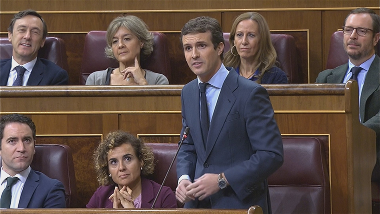 Casado dice que los Presupuestos son una ruina y Rivera los tacha de fraude