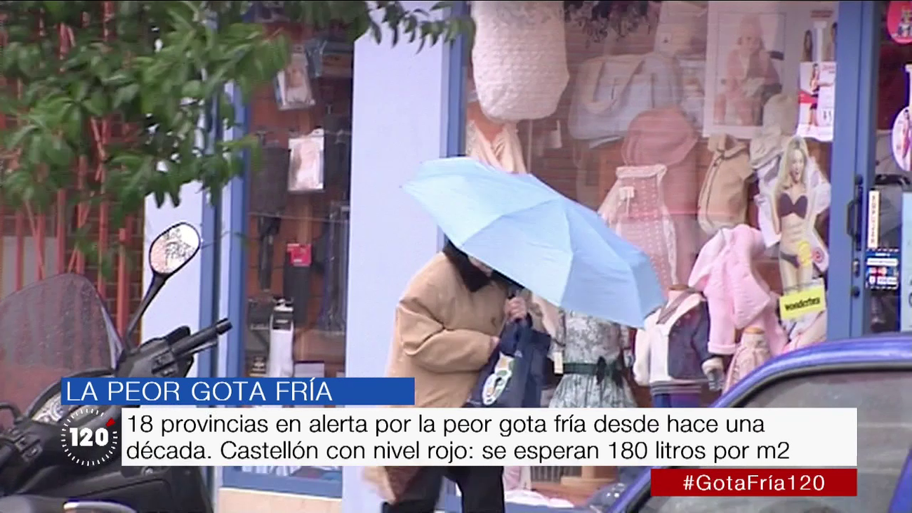 La gota fría azotará al país con fuerza hasta el próximo domingo