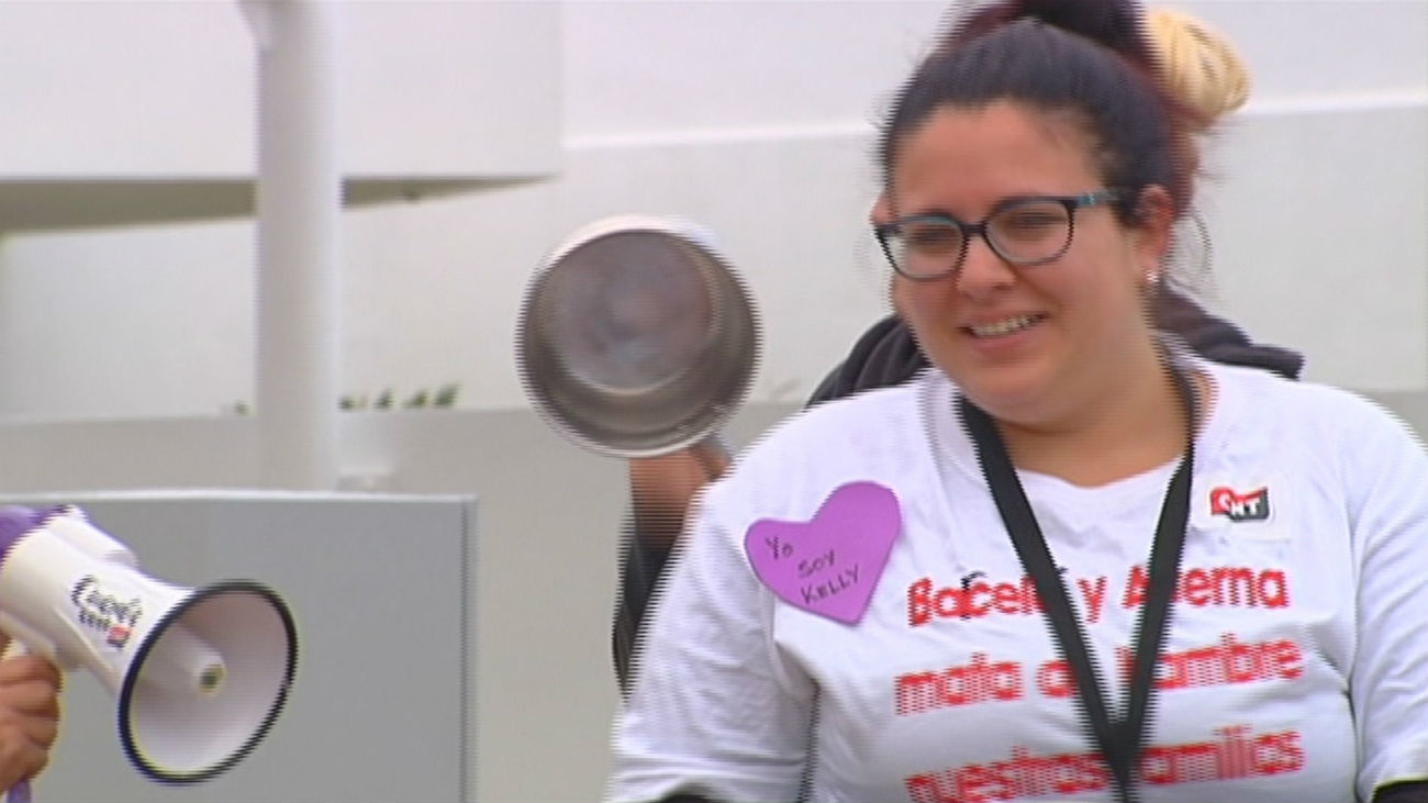 Las kellys se movilizan en Sevilla por la readmisión de sus compañeras despedidas