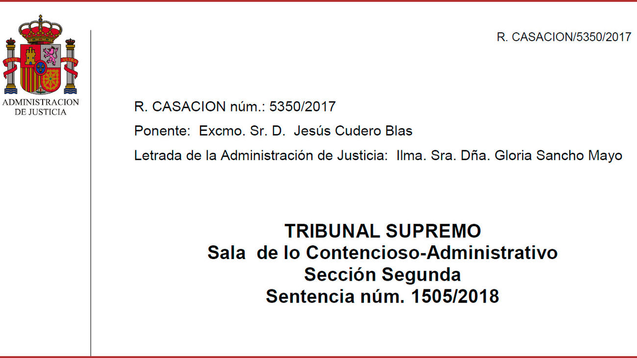 Sentencia del Tribunal Supremo sobre los Gastos Hipotecarios (Octubre de 2018)