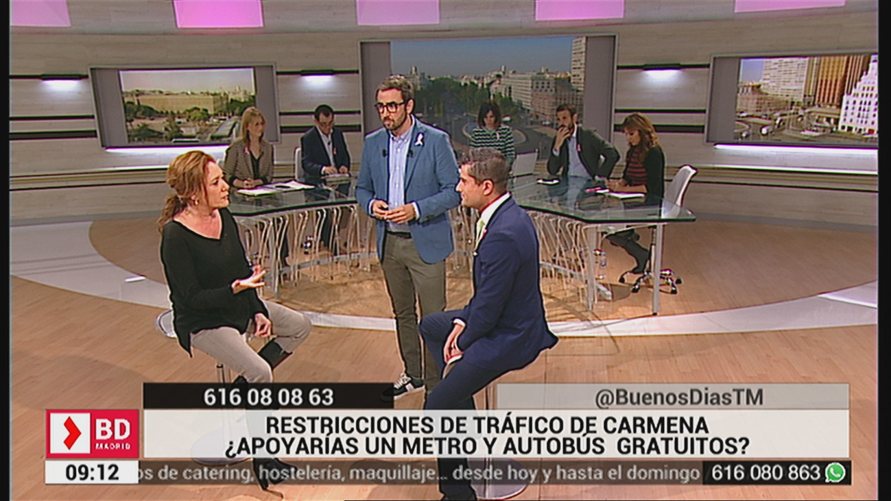 Restricciones de tráfico de Carmena, ¿apoyarías un metro y autobús gratuitos?