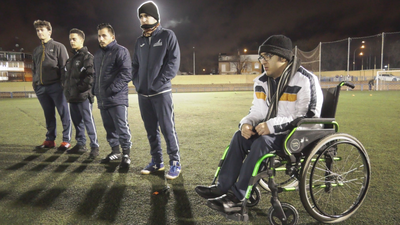 Arián Saffari, primer entrenador  de fútbol en silla de ruedas