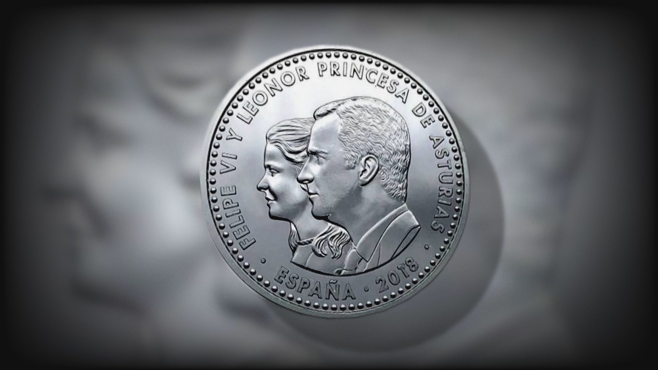 La moneda con la polémica imagen de la Princesa Leonor sale  a la venta