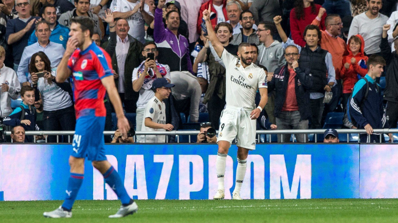 2-1. El Real Madrid deja muchas dudas en su victoria ante el Plzen