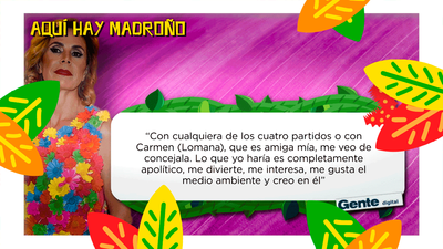 Ágatha Ruiz de la Prada: "Me veo de concejala con Carmen Lomana"