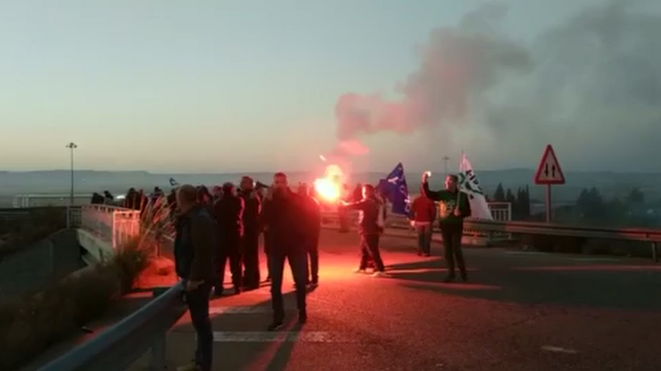 Tensión en la segunda jornada de huelga de los funcionarios de prisión