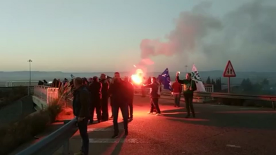 Tensión en la segunda jornada de huelga de los funcionarios de prisión