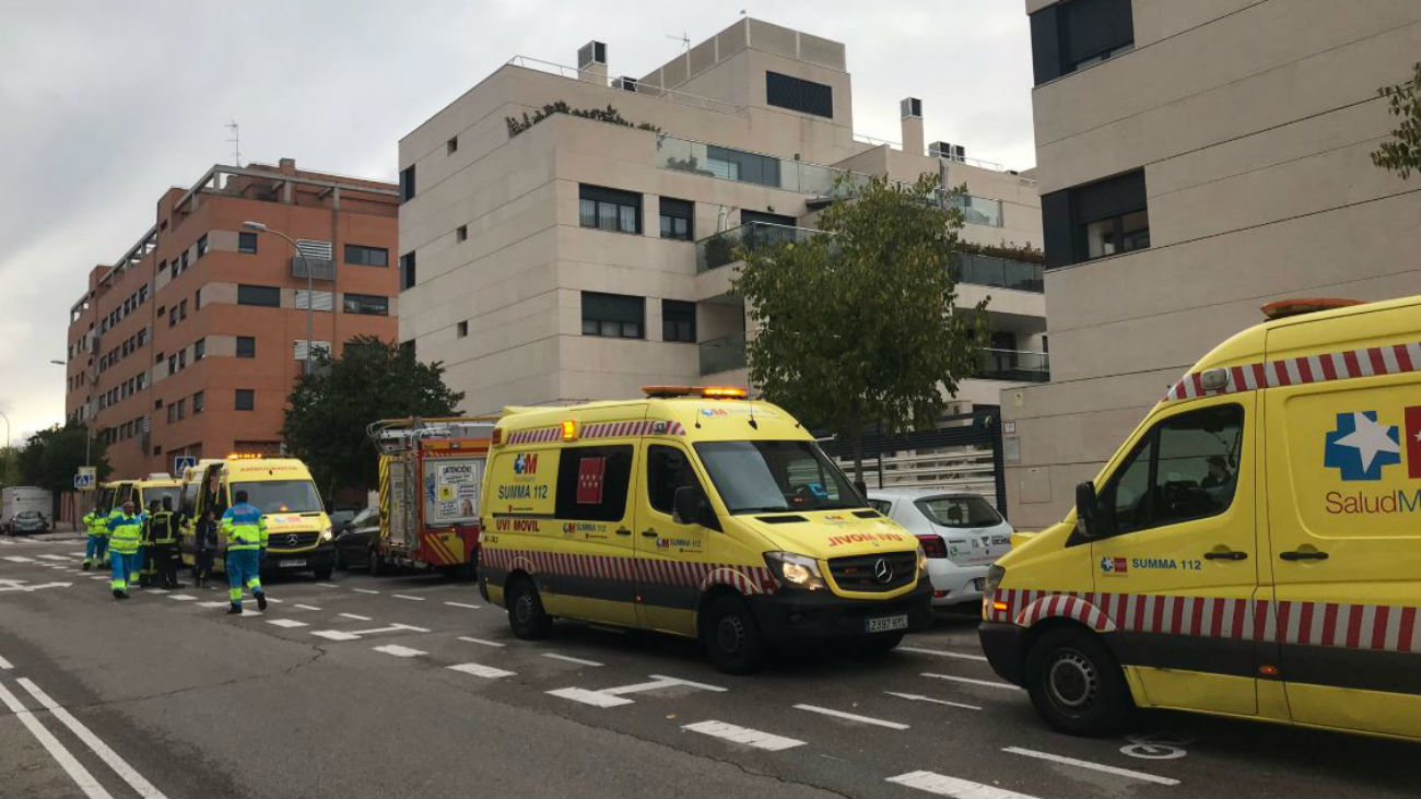 Doce personas con intoxicación leve en Madrid