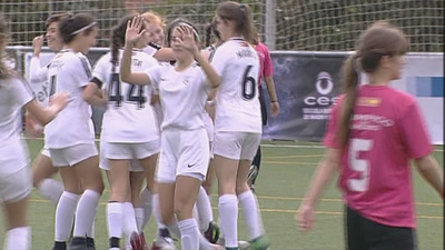4-1. Brillante victoria del Madrid CFF juvenil ante el Olímpico