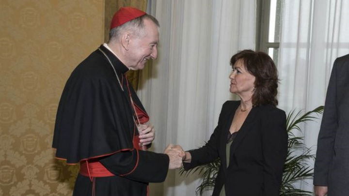 Calvo no se siente "en abosoluto" desautorizada por el Vaticano