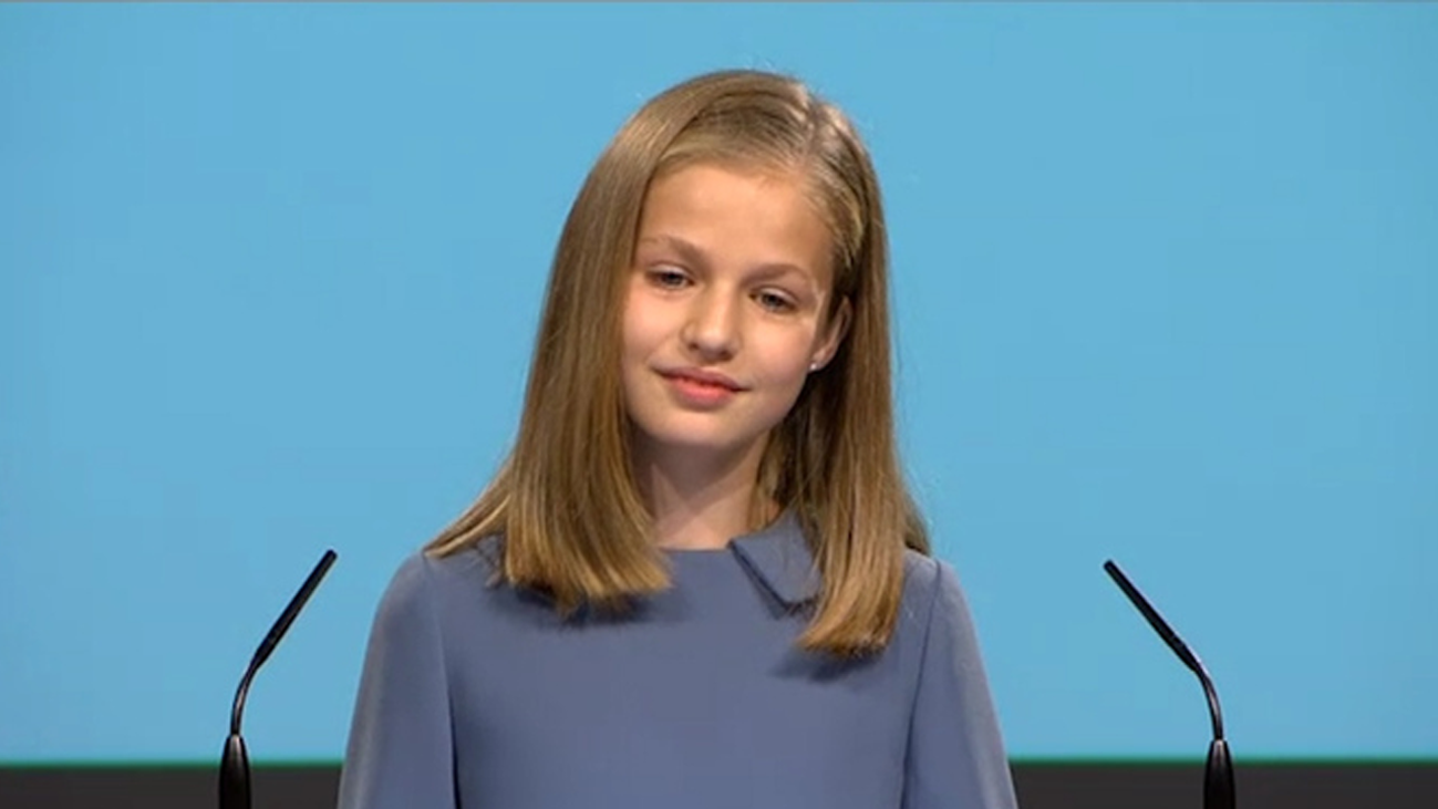 Todos los detalles del primer acto oficial de la princesa Leonor