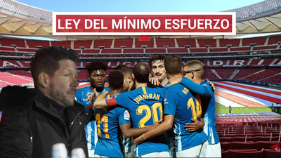 El Atleti sufre en la Copa