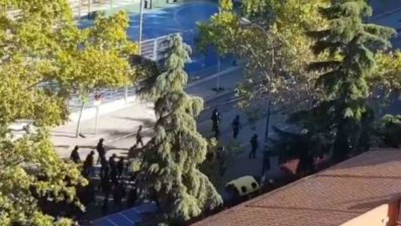 Tres heridos en una pelea entre ultras en Vallecas