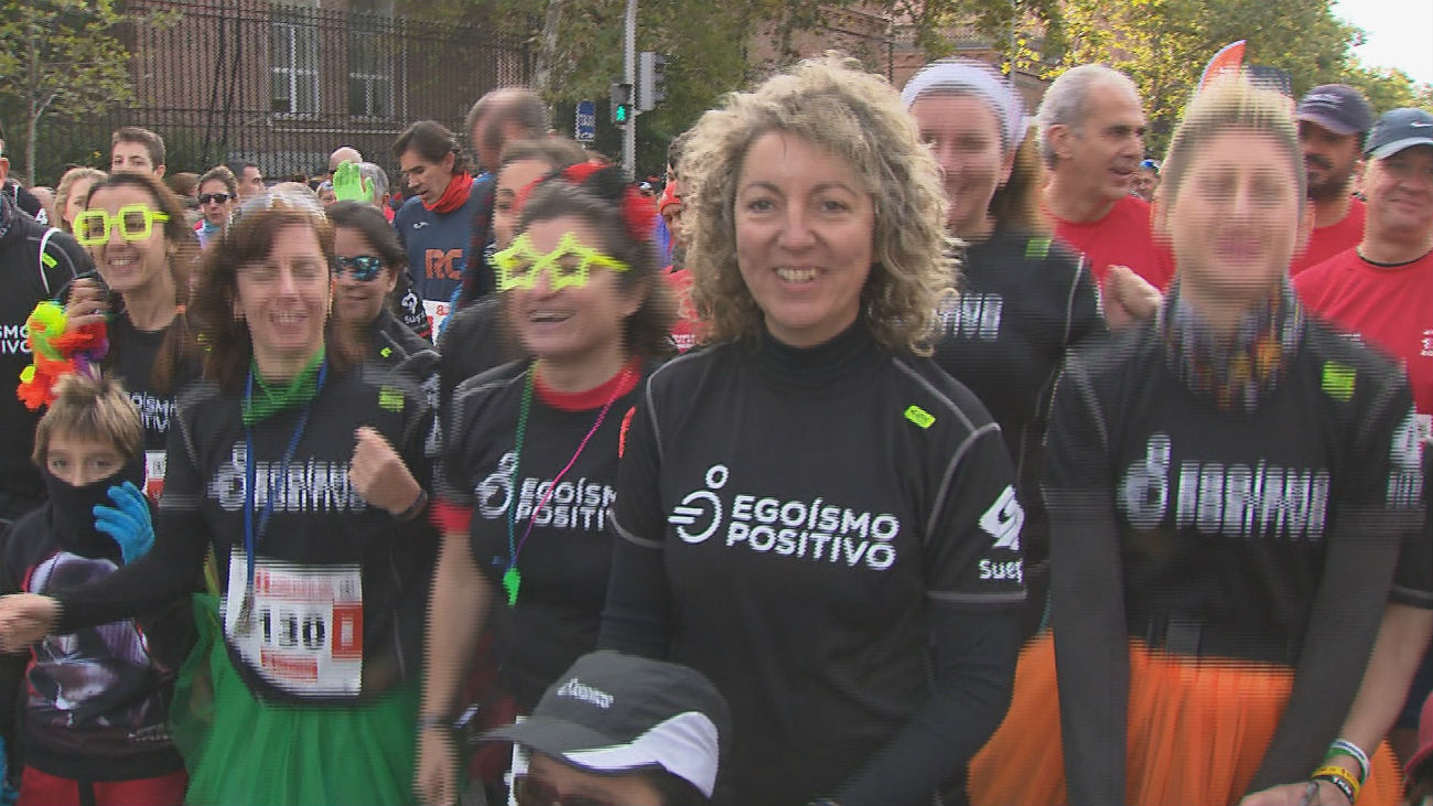 Miles de madrileños participan en la carrera solidaria 'Corre por el niño'