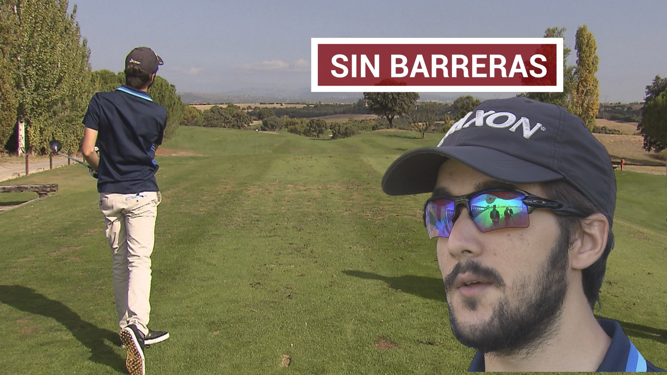 Alejandro de Miguel perdió la vista, pero no la ilusión por el golf