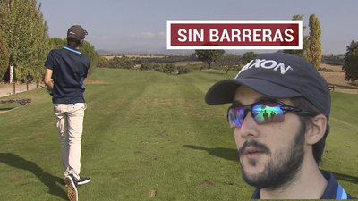 Alejandro de Miguel perdió la vista, pero no la ilusión por el golf