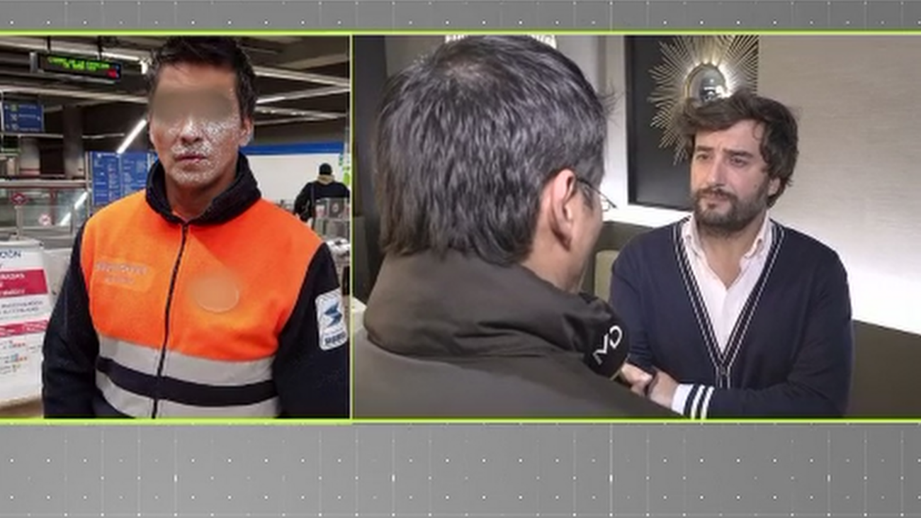 Luis, vigilante de seguridad: "Varios grafiteros me rociaron spray en los ojos"