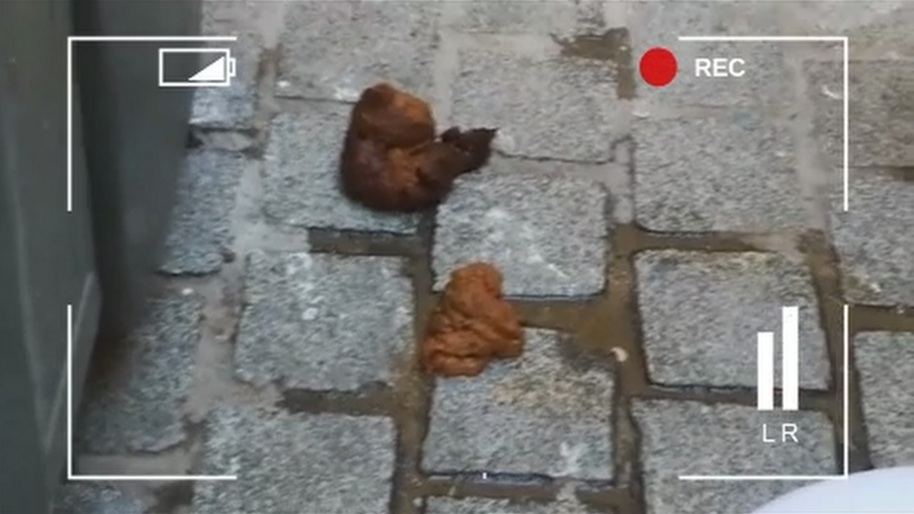 Basura, orines y malos olores en la Plaza del Mercado de San Miguel