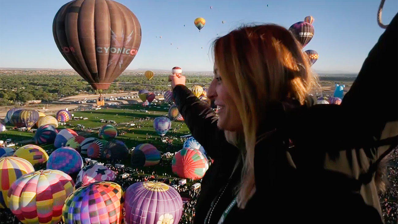 Volamos en globo aerostático en el  Albuquerque International Balloon Fiesta