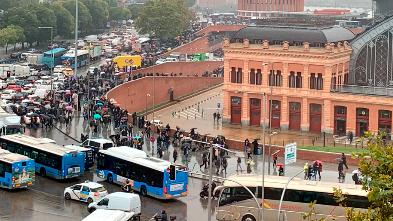 Atocha recupera la normalidad tras el desalojo