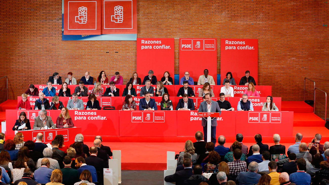 Reunión del Comité Federal del PSOE en Fuenlabrada
