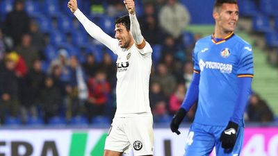 0-1. El Valencia se lleva los tres puntos ante el Getafe