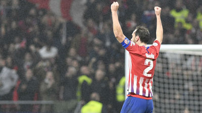 El gol de Godín con el que el Atlético de Madrid consigue la victoria