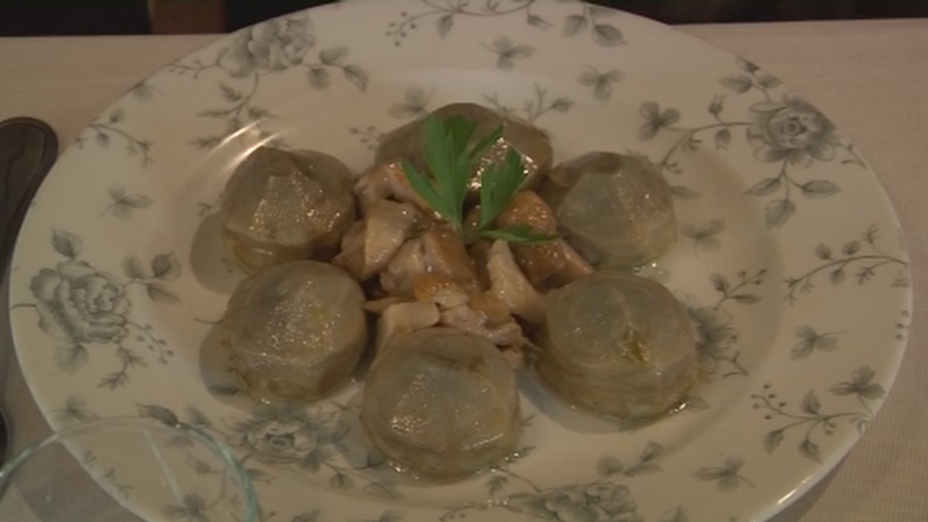 Alcachofas confitadas, uno de los platos estrella de la temporada