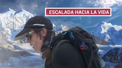 Blanca Ruiz, trasplantada de pulmón, corona el Aneto