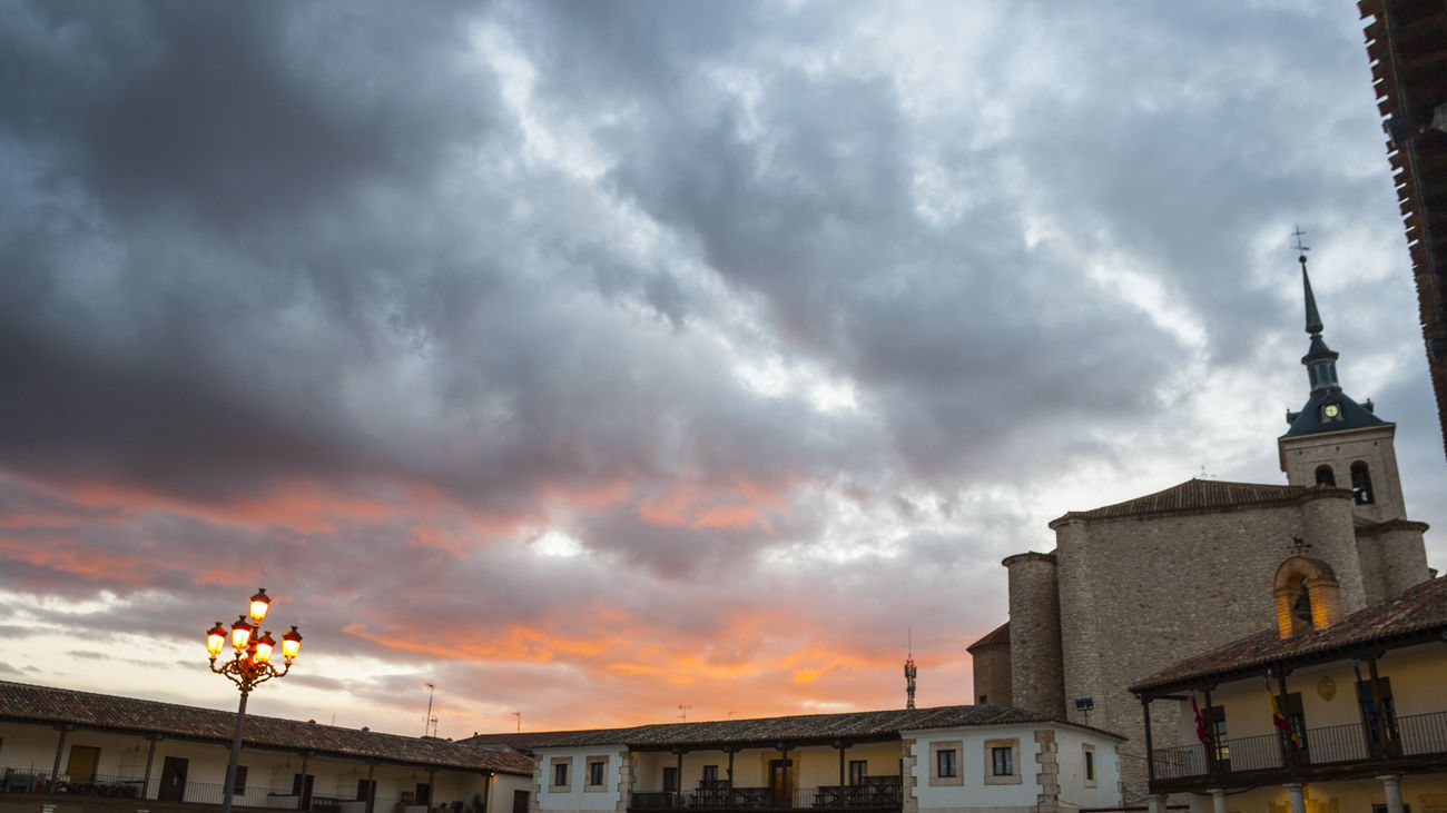 Nubes de lluvia en Colmenar de Oreja