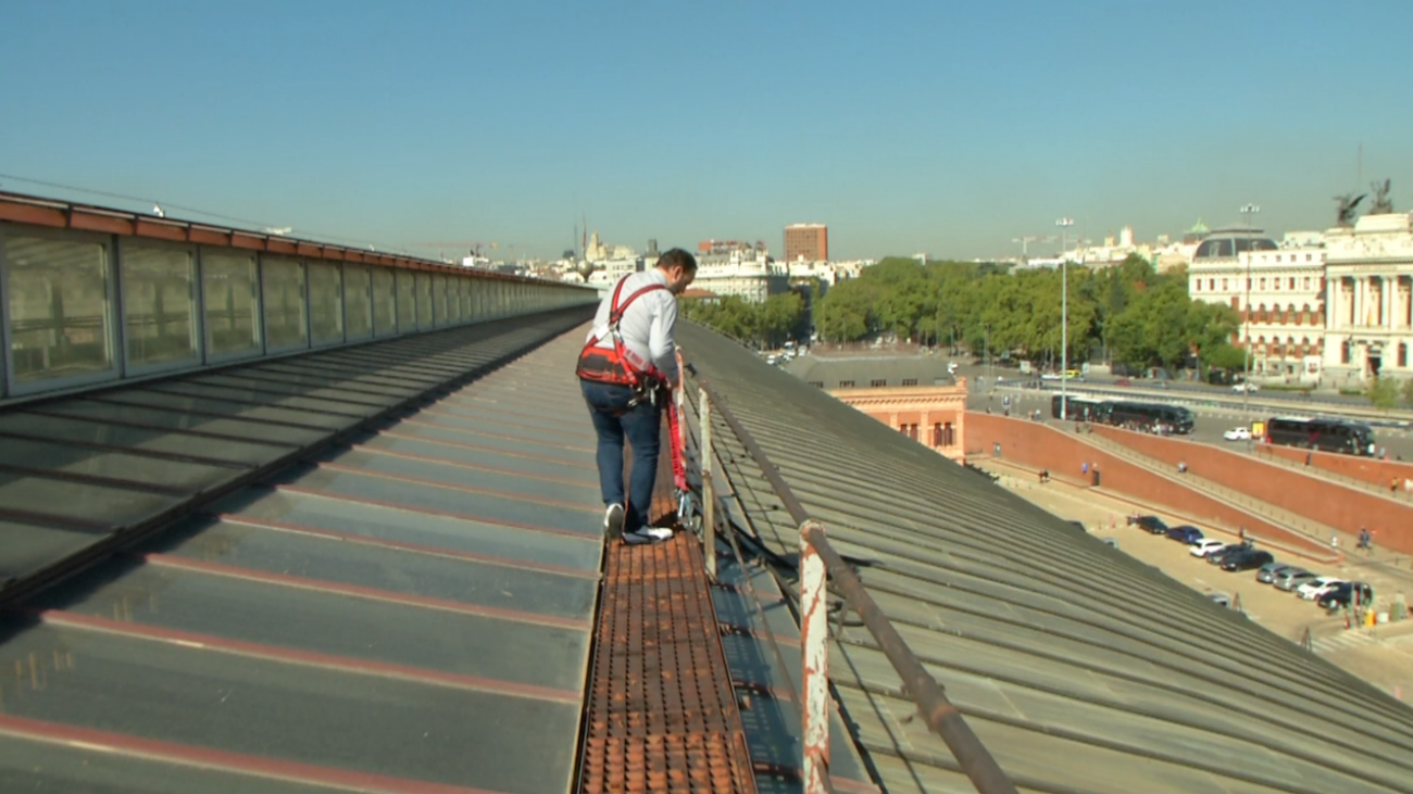Visitamos la famosa cúpula de cobre y cristal  de Atocha