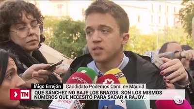 Errejón pide al Gobierno que no "renuncie" a los Presupuestos
