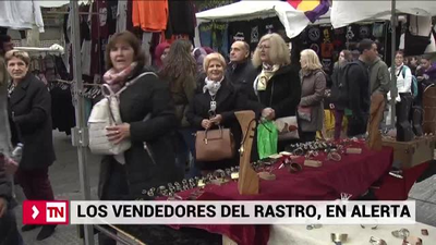 Los comerciantes del Rastro afectados por la entrada del Madrid Central