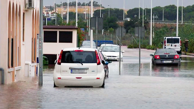 Imágenes impactantes del temporal de lluvia y viento