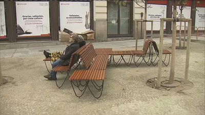 La Gran Vía estrena 33 bancos modulables