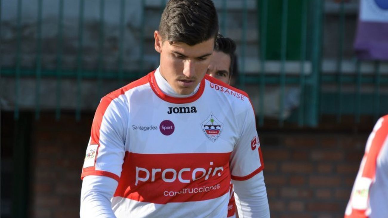 Sergio Castel jugador de la UD Sanse