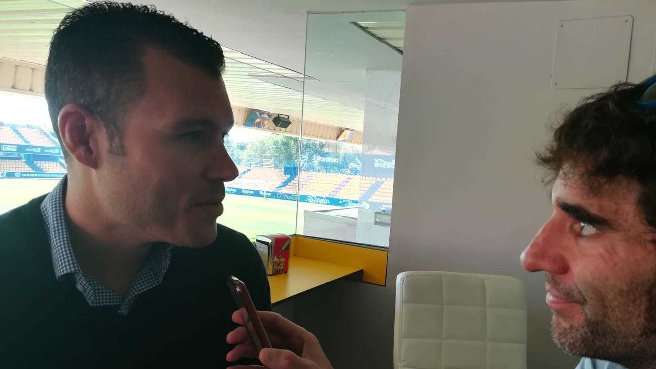 David Navarro “En Alcorcón disfrutamos del momento con los pies en el suelo