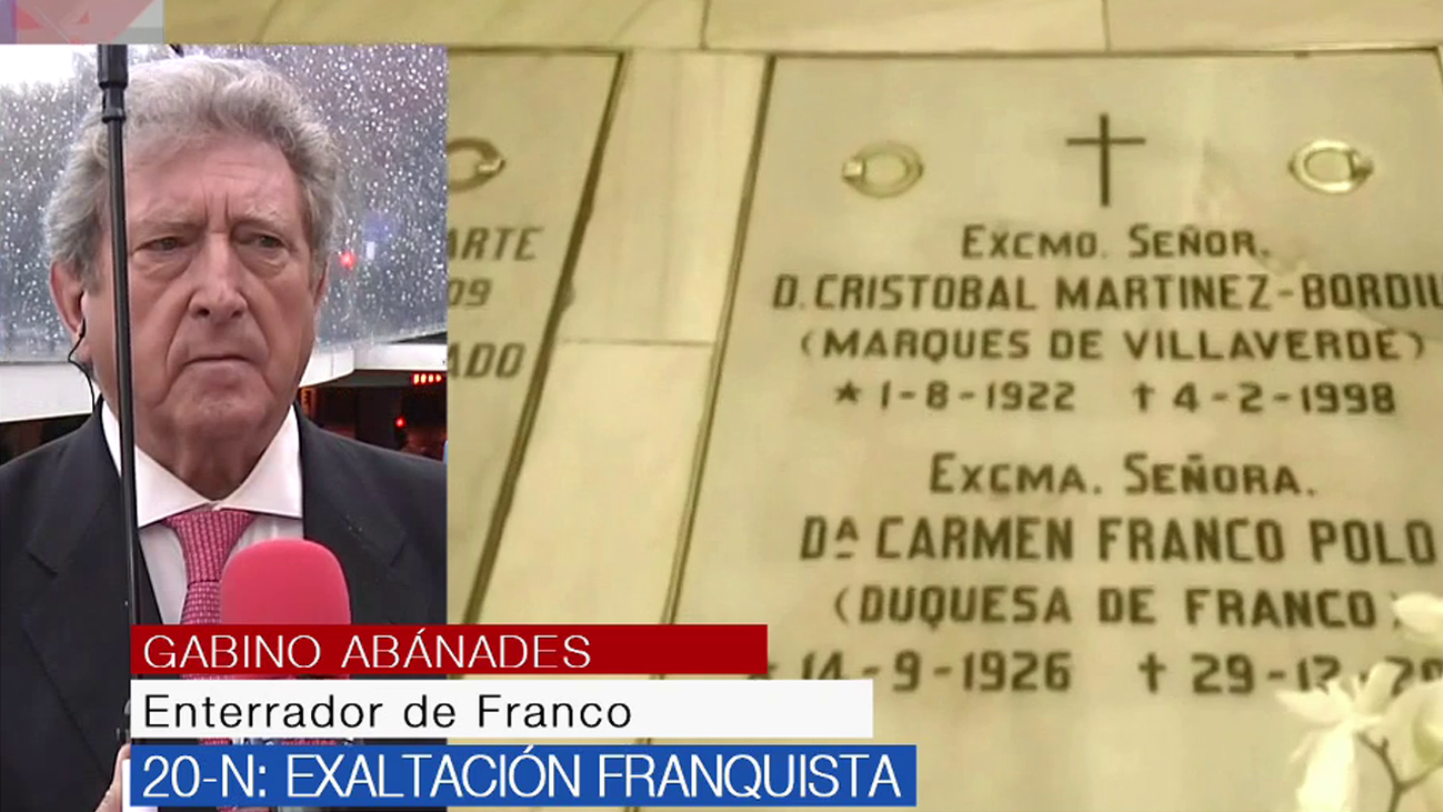 El enterrador de Franco: “La familia es quien debe decidir dónde trasladar los restos”