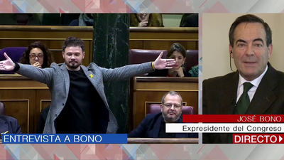 Bono: “Me ha dado la impresión de que Rufián lo que quería era que lo echaran del hemiciclo”