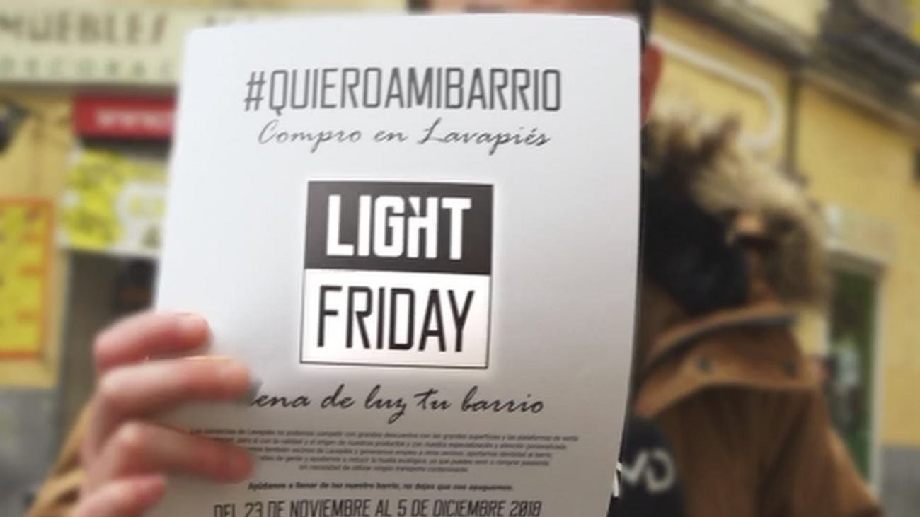 Light Friday, una original iniciativa en Lavapiés