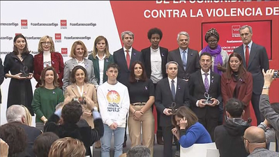 Ángel Garrido y Manuela Carmena, contra la violencia de género