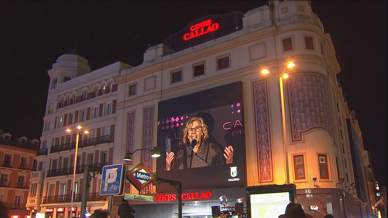 Carmena dice que la nueva Gran Vía acerca Madrid a las capitales del mundo