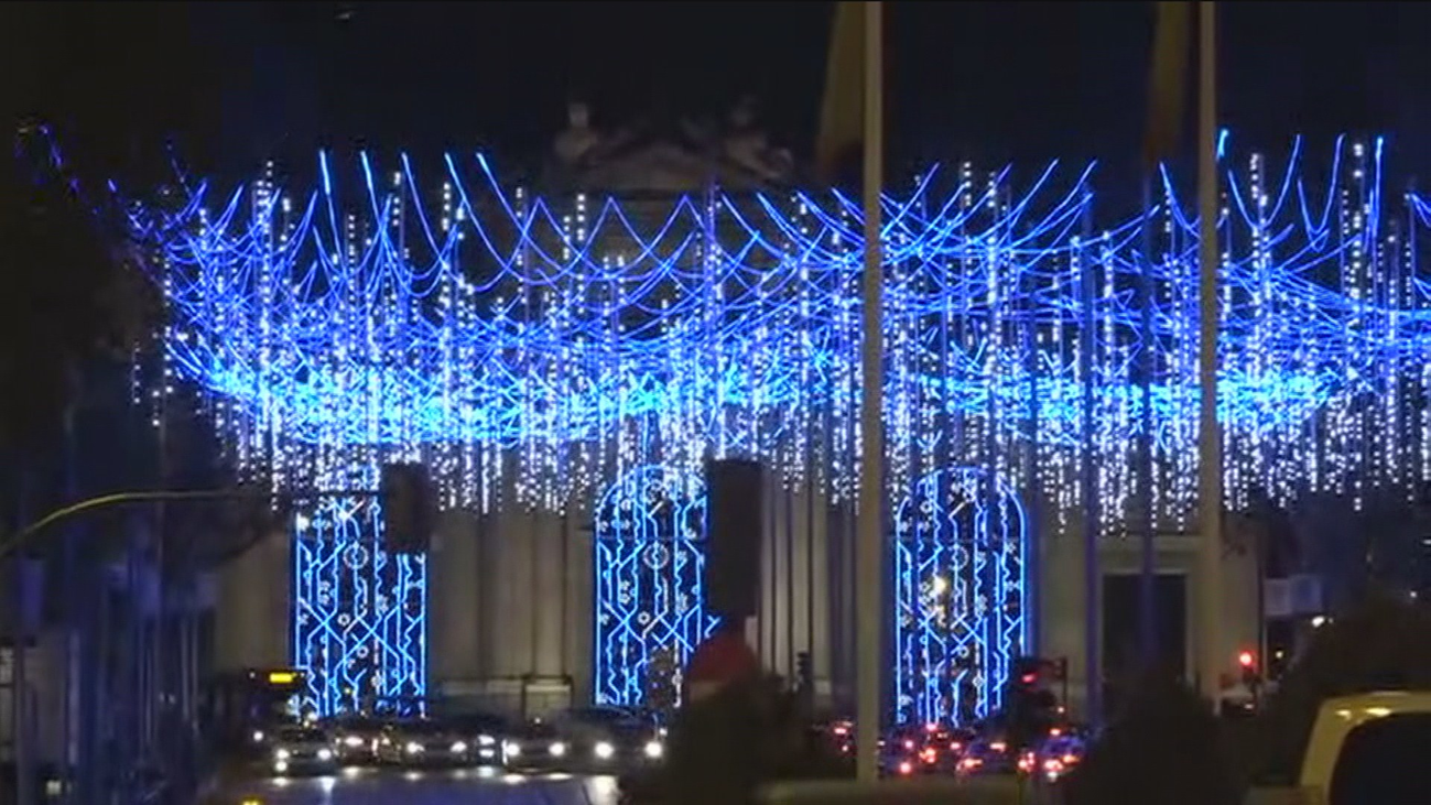 Casi 7,5 millones de bombillas led se encienden en Madrid por Navidad