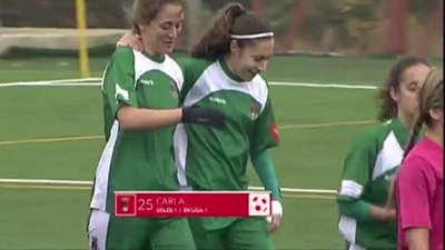 Gol de Carla del Pozuelo (0-1)