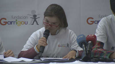 Chicos con discapacidad intelectual presentan la campaña "Yo Participo"