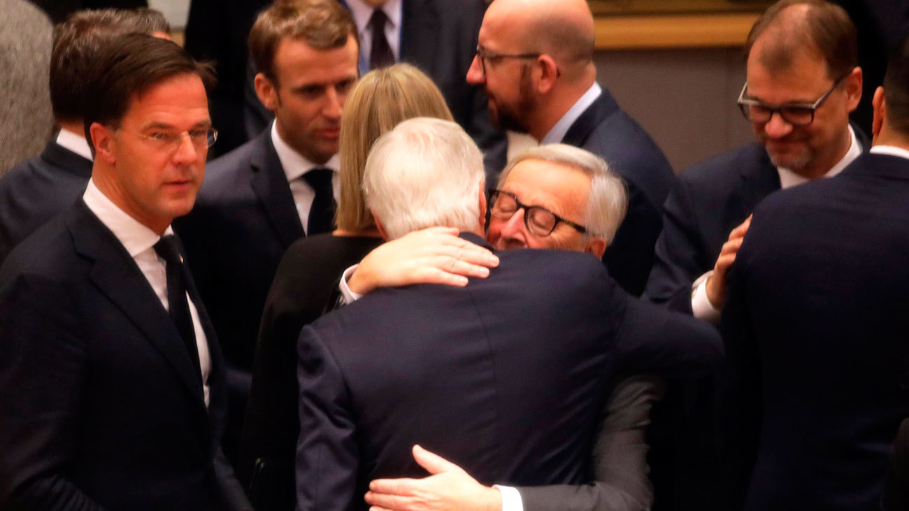 Los Veintisiete dan su apoyo político a los acuerdos del "brexit"